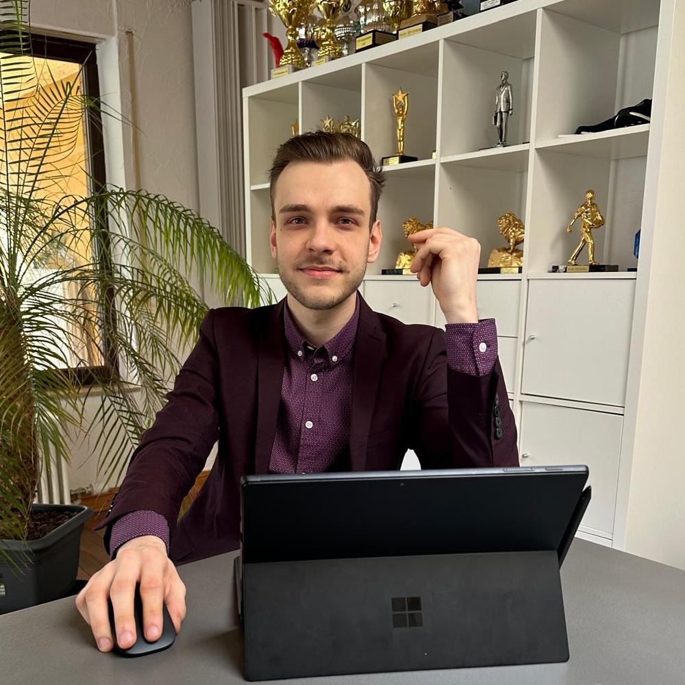 unser jüngstes Teammitglied Herr Kruppa