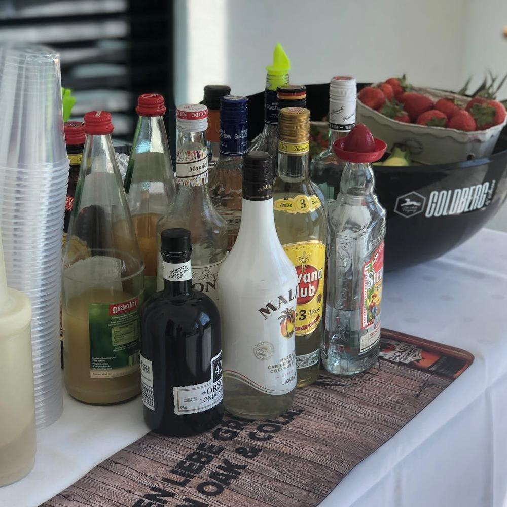 die Getränke zur jährlichen Coctailparty